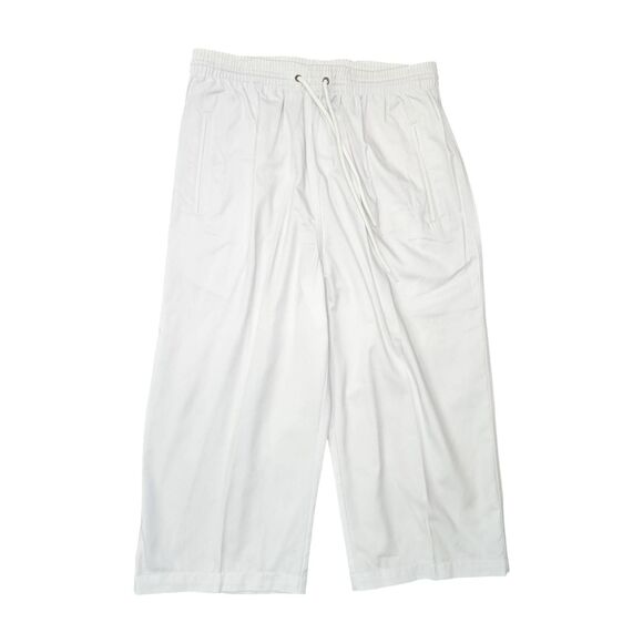 Jenny Buchanan White Drawstring Capri Pants Petite Medium NEW TAGS - Picture 2 of 9